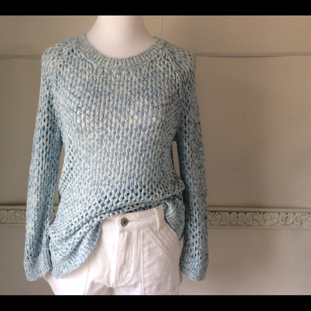 Gap Blue Chunky Knit Sweater